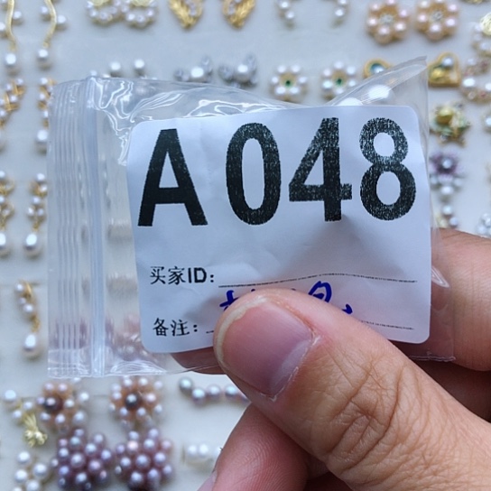 淡水珍珠耳饰合金