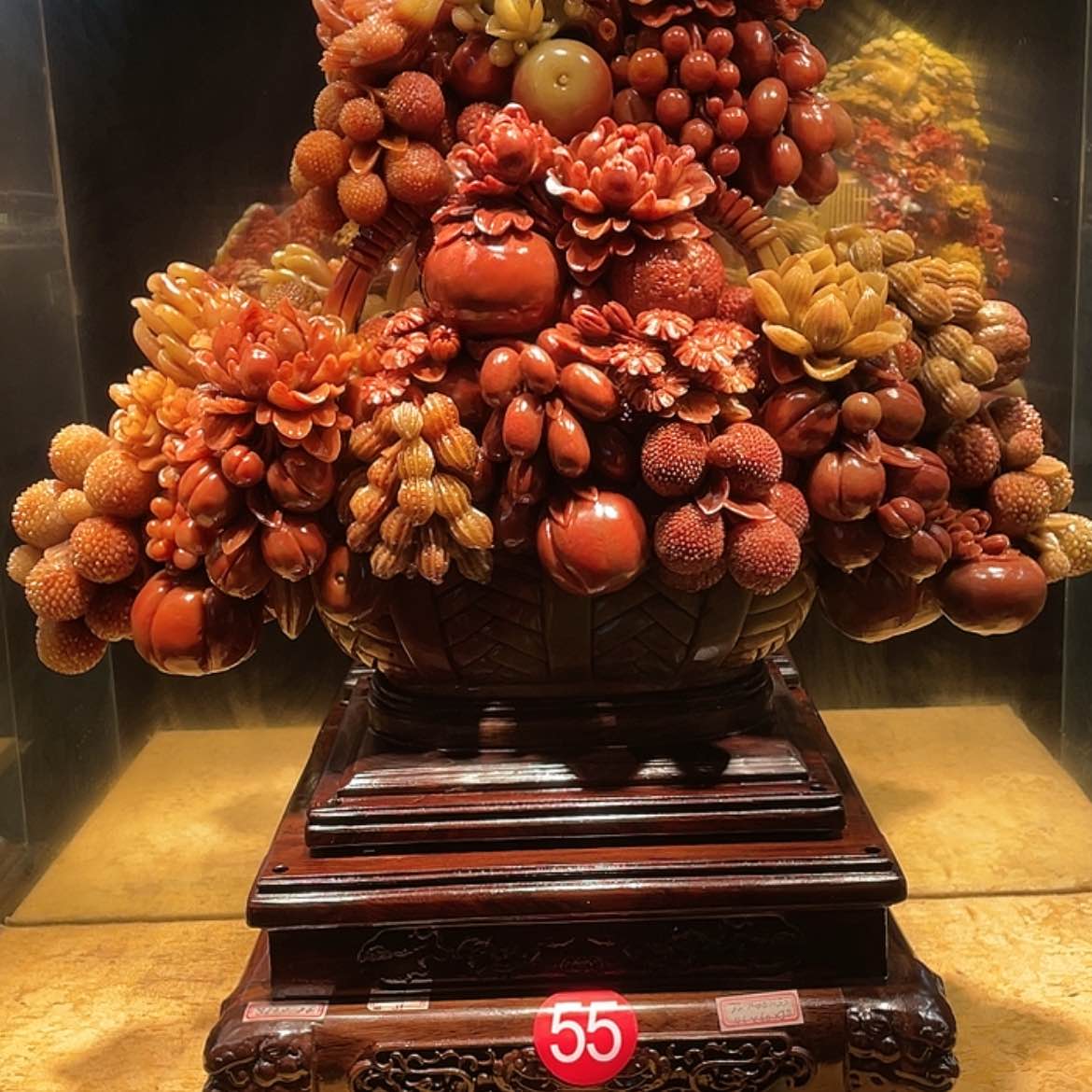 【闪购商品】寿山石初*花篮摆件工艺品