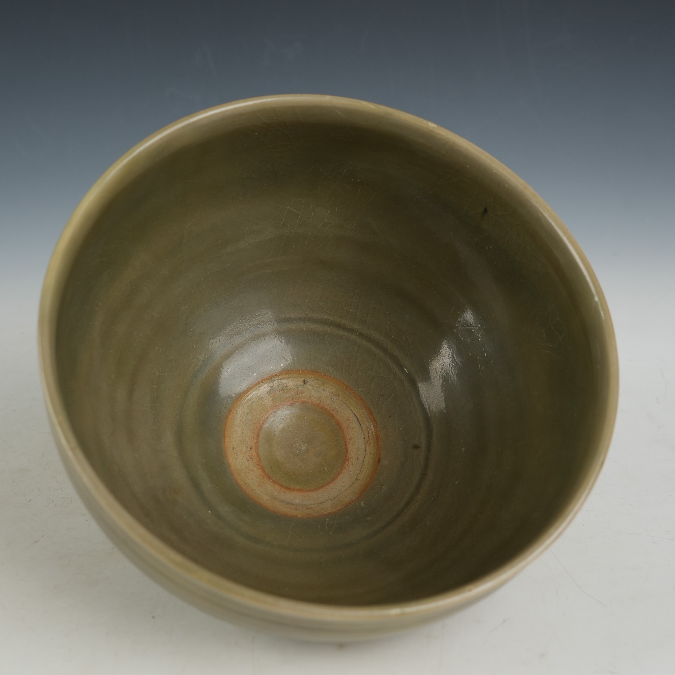 旧藏  宋耀州窑花卉纹温酒柱