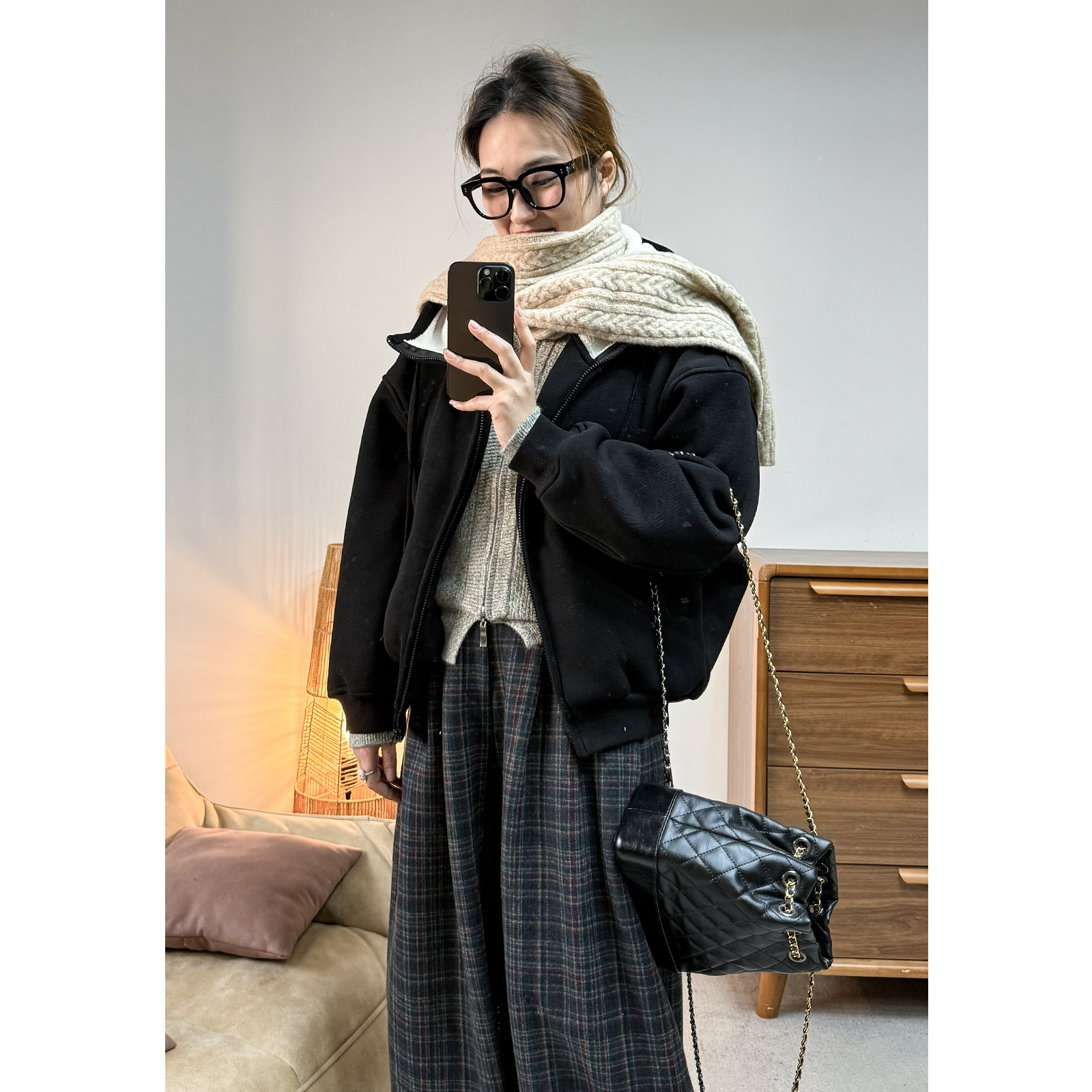 ZhaoSanJin【12.9】 2025年冬季新款加绒连帽卫衣外套 SJW5147