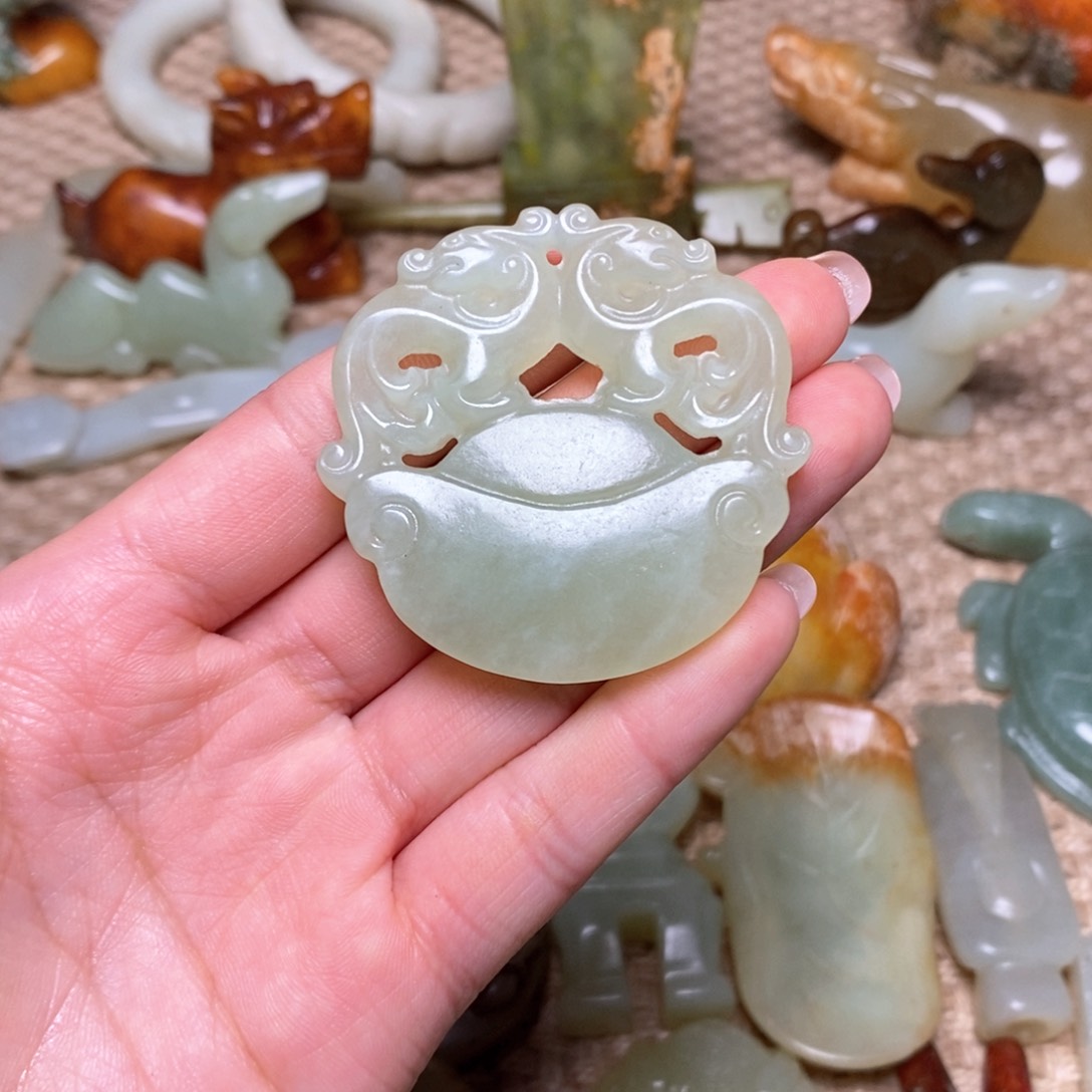 白玉菩提吊坠白玉菩提白玉菩提摆件