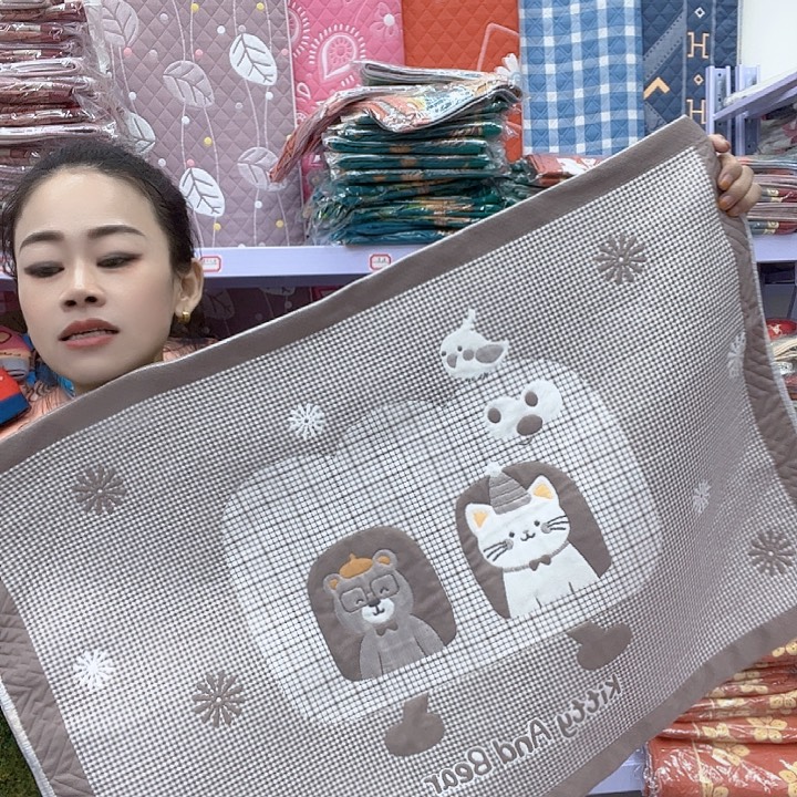 棉咖色小猫咪纯棉