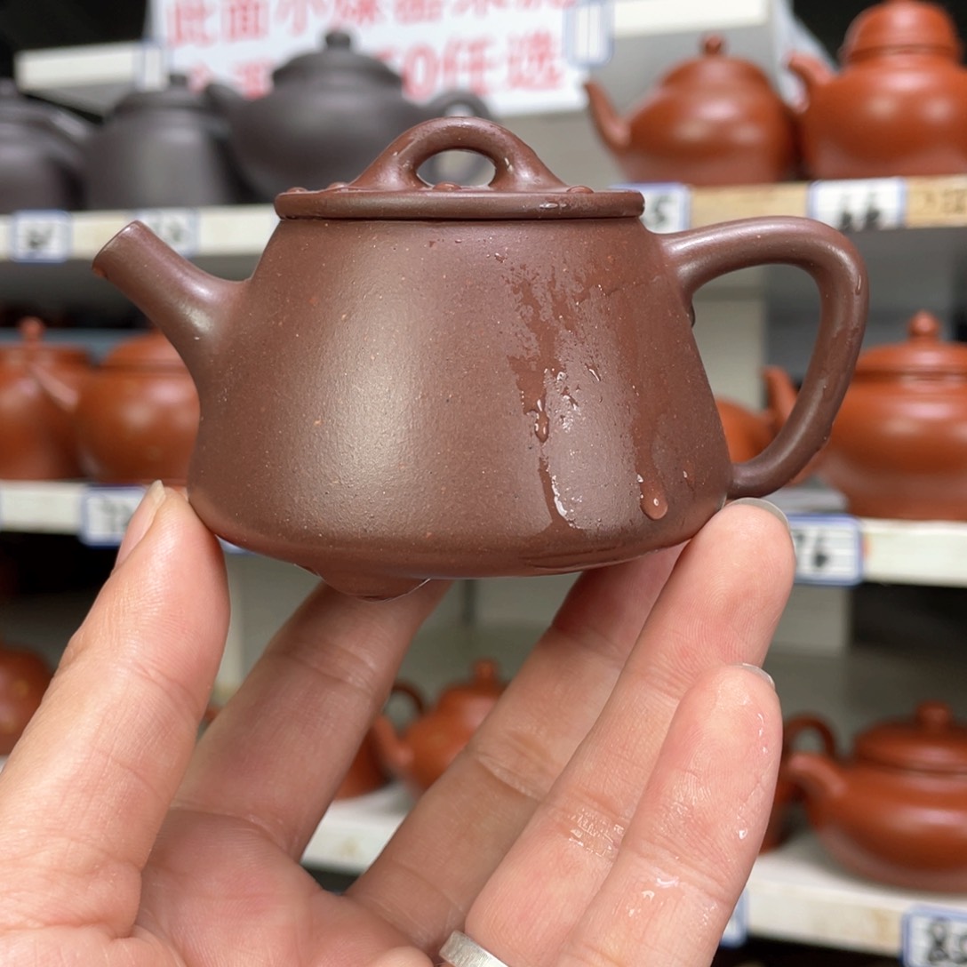 紫砂茶壶天青全手工120毫升