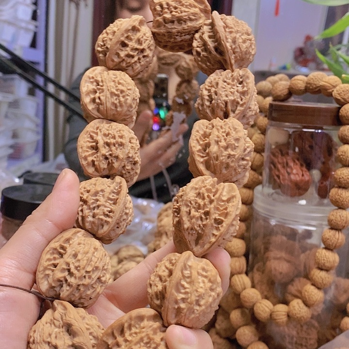 【闪购商品】文玩核桃把件37.5凤眼手持