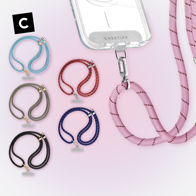 CASETiFY 手机背带合集 6mm/8mm织绳 适用于iPhone全系列挂绳新