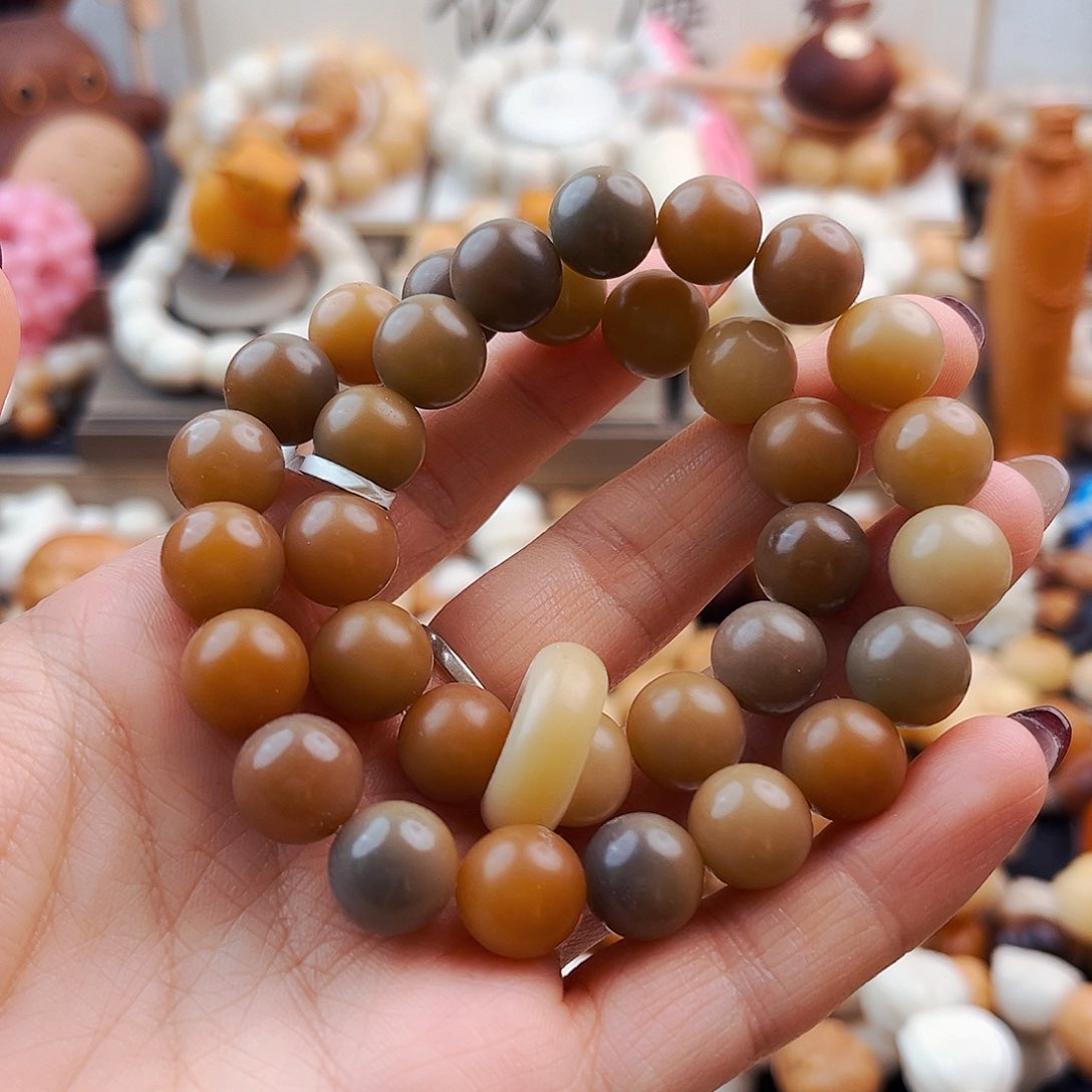 菩提根/象牙果吊坠敦煌双圈