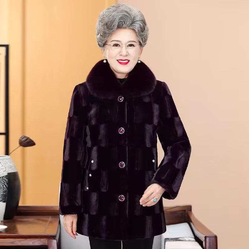 【南部新兴旺】C54965中老年休闲绒绒棉服