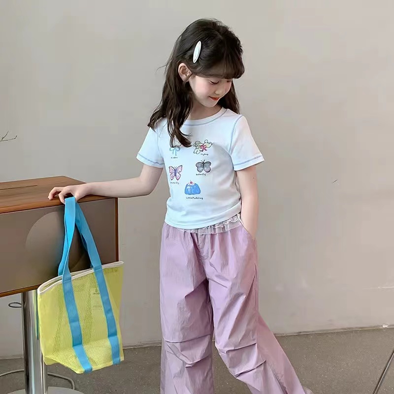 女童2025夏季新款洋气百搭两件套B2406