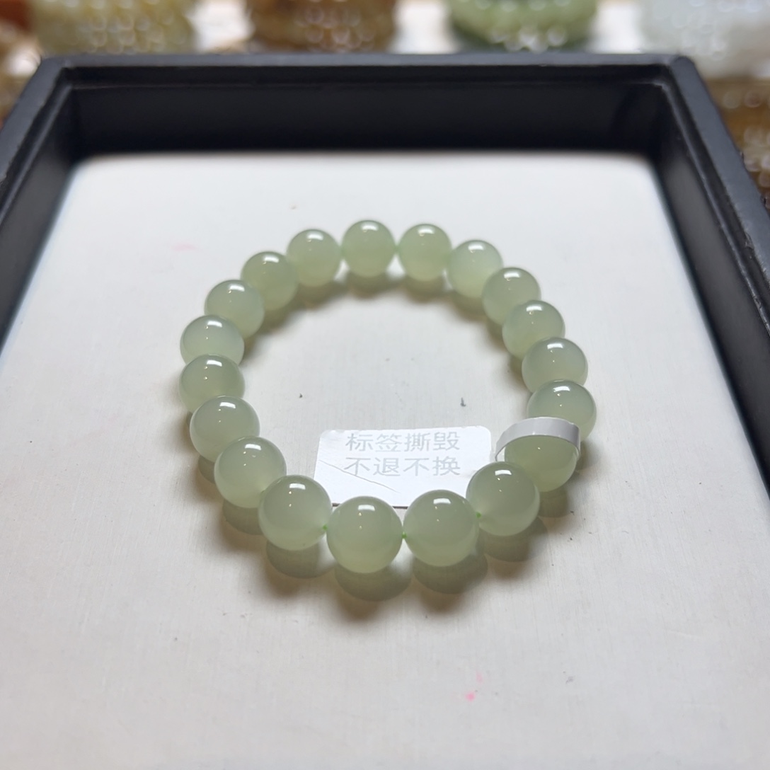 和田玉手串未镶嵌