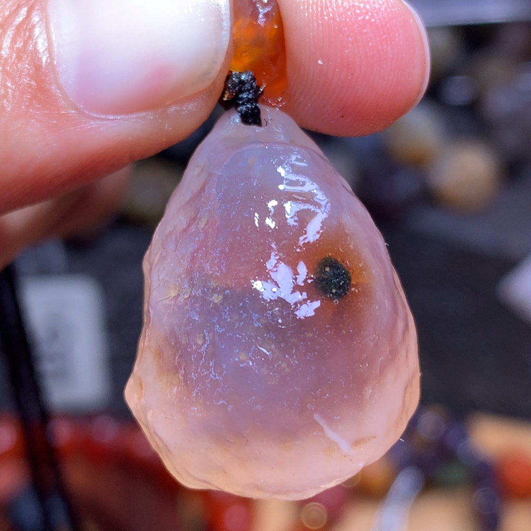 未镶嵌玛瑙/玉髓珠宝半成品