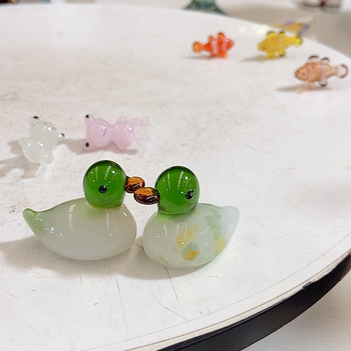 手工艺品琉璃琉璃花瓶高度3厘米5厘米