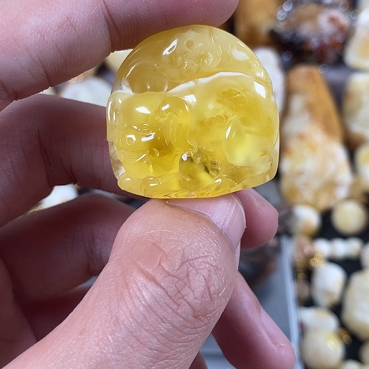 裸石琥珀未镶嵌我