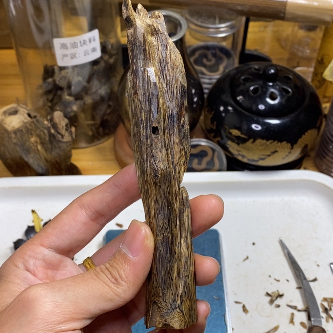 风***G沉香高油香薰陆河31克