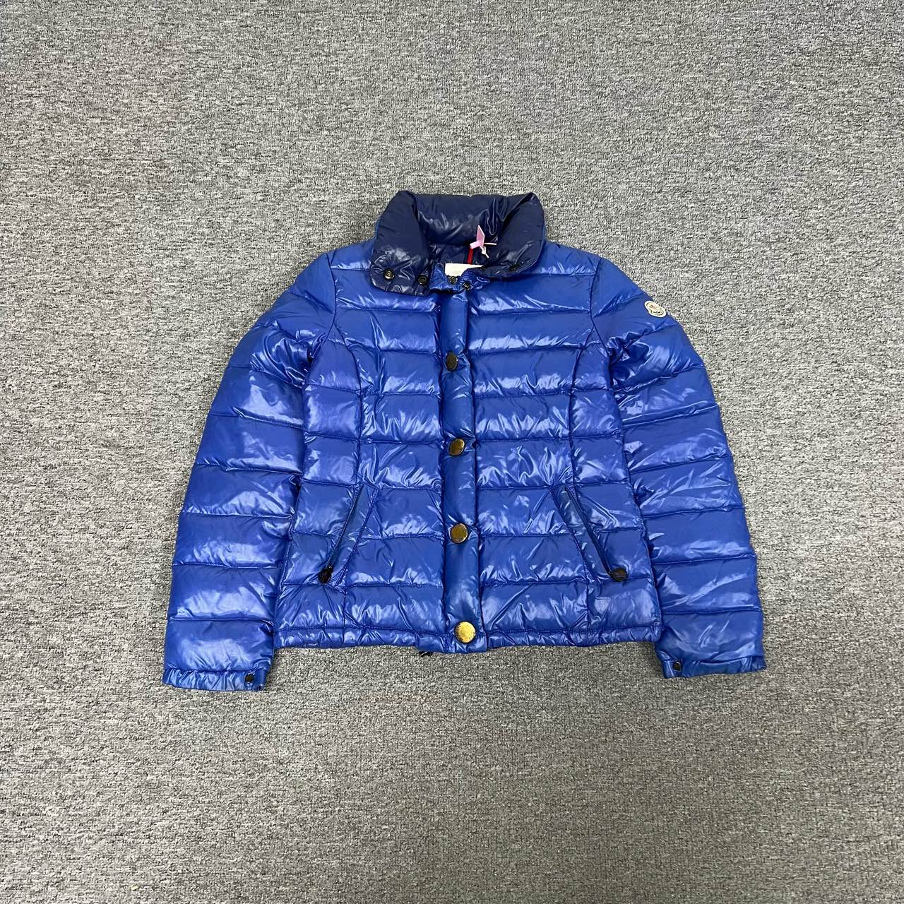 99新 MONCLER 蒙口 蓝色羽绒服0码