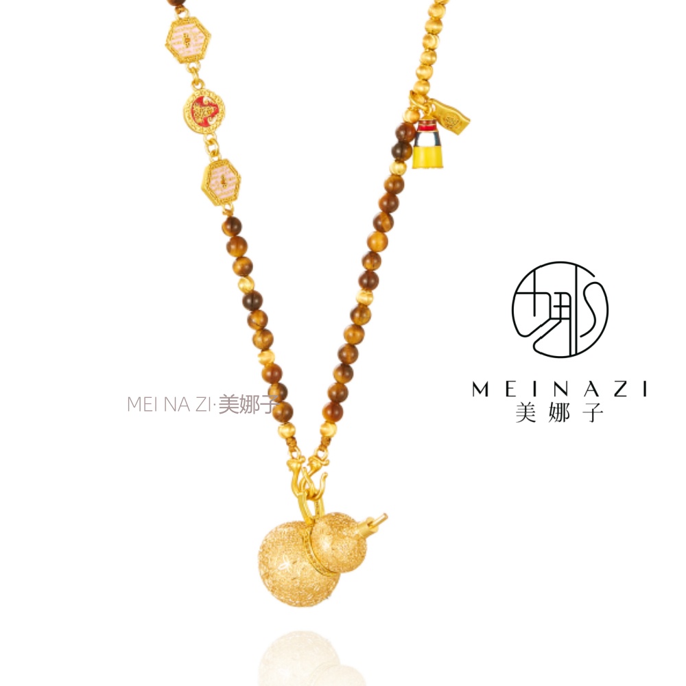 MEINAHUI/国风香囊葫芦毛衣链L00155