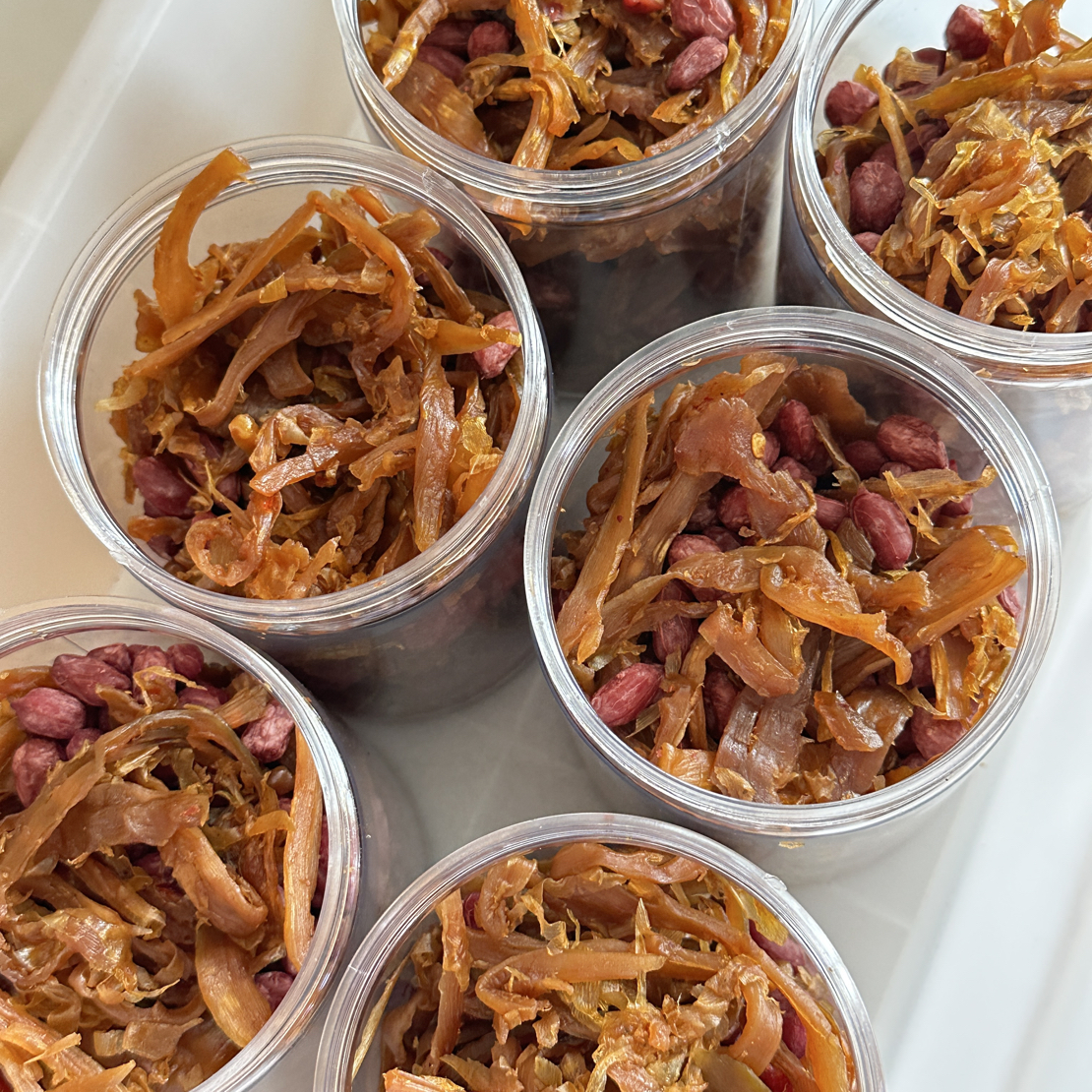 临安天目山嫩笋尖多味笋丝笋煮花生米即食袋装500g零食杭州特产