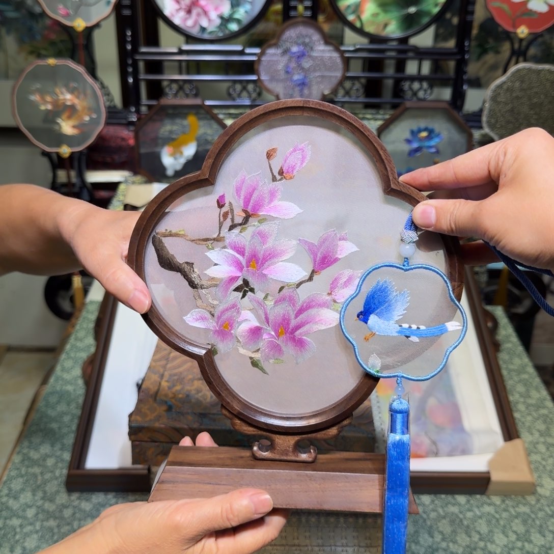 刺绣手工苏绣工艺制作技艺精湛