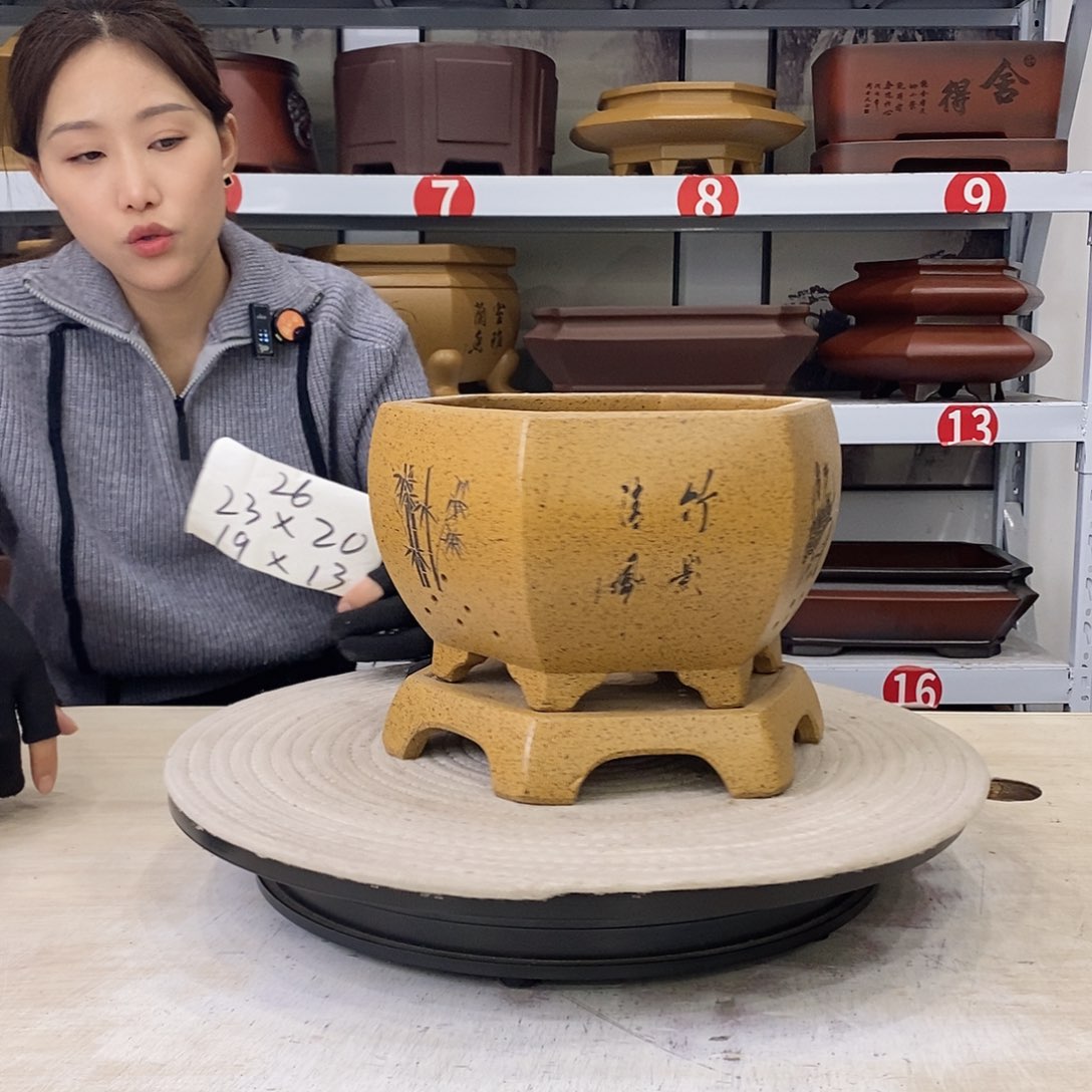 紫砂花盆紫砂花盆