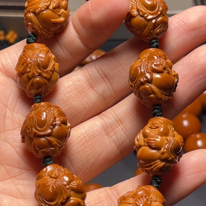 橄榄核手串/手链小籽财神