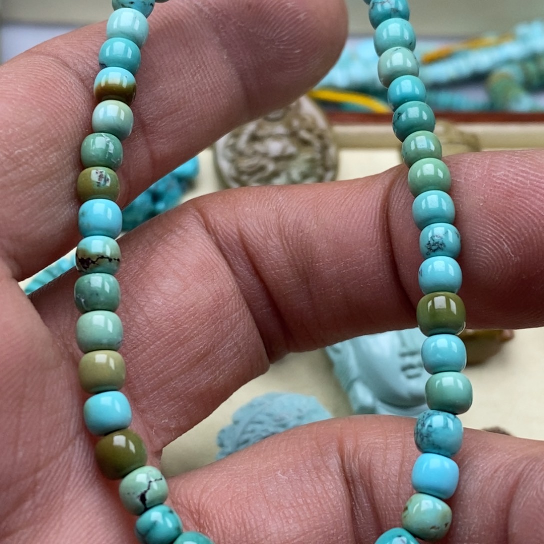 绿松石未镶嵌珠宝半成品