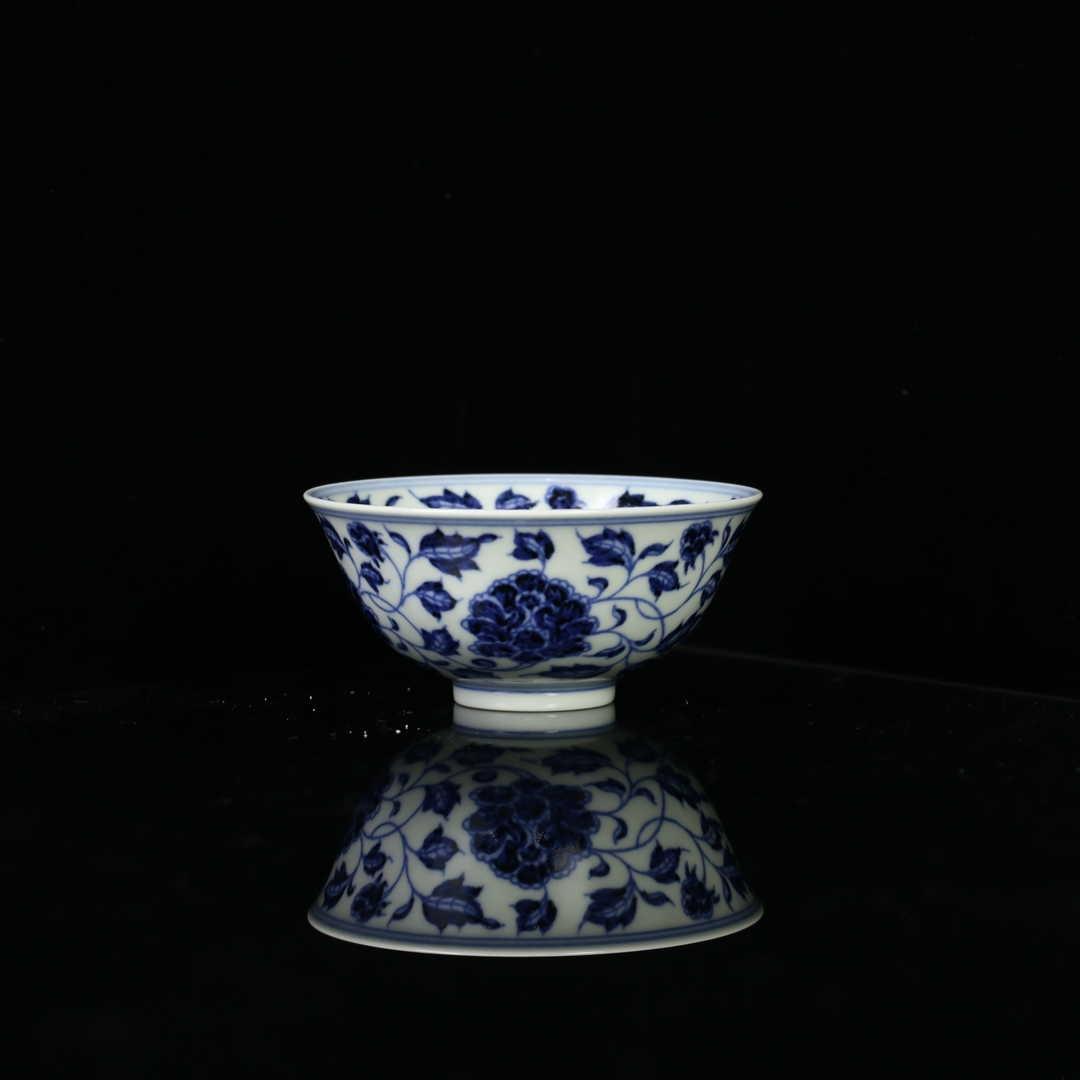 逸古堂 | 全满牡丹花宫碗 |景德镇茶具