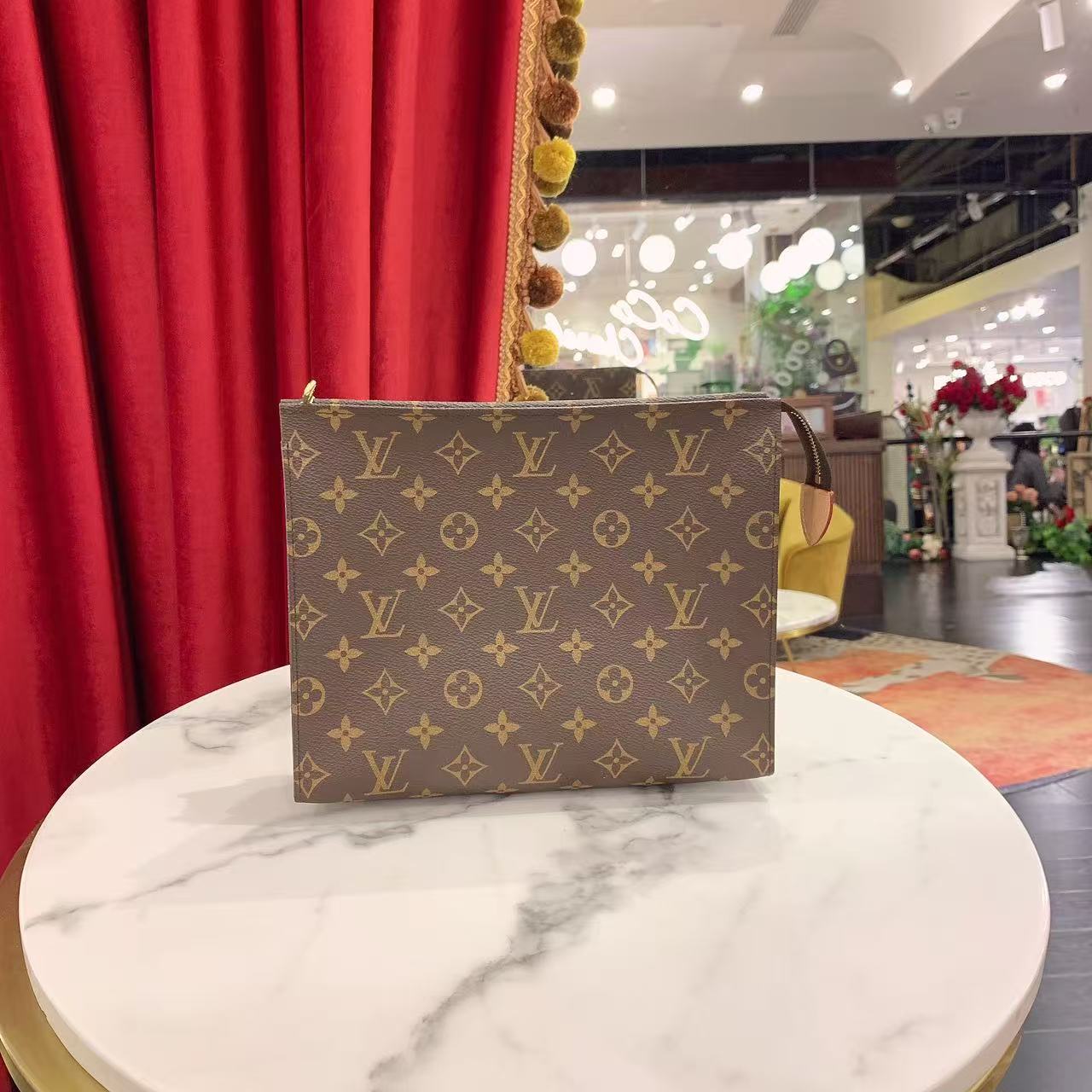 95新 LouisVuitton/路易威登 GGS洗漱包26老花 14370166