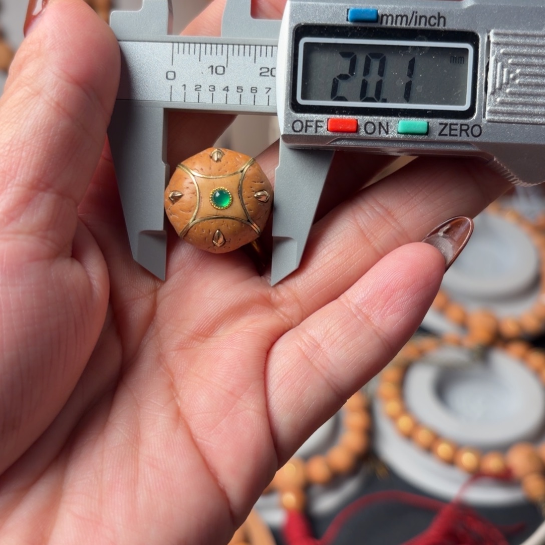 凤眼菩提手串麒麟单颗镶嵌