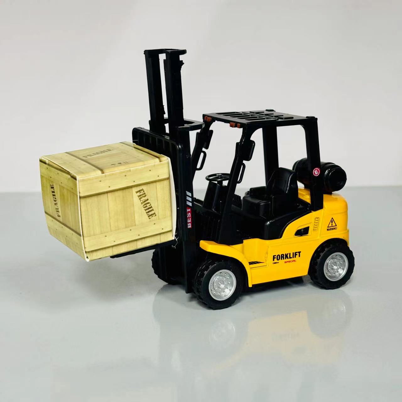 合金叉车工程回力模型车CC