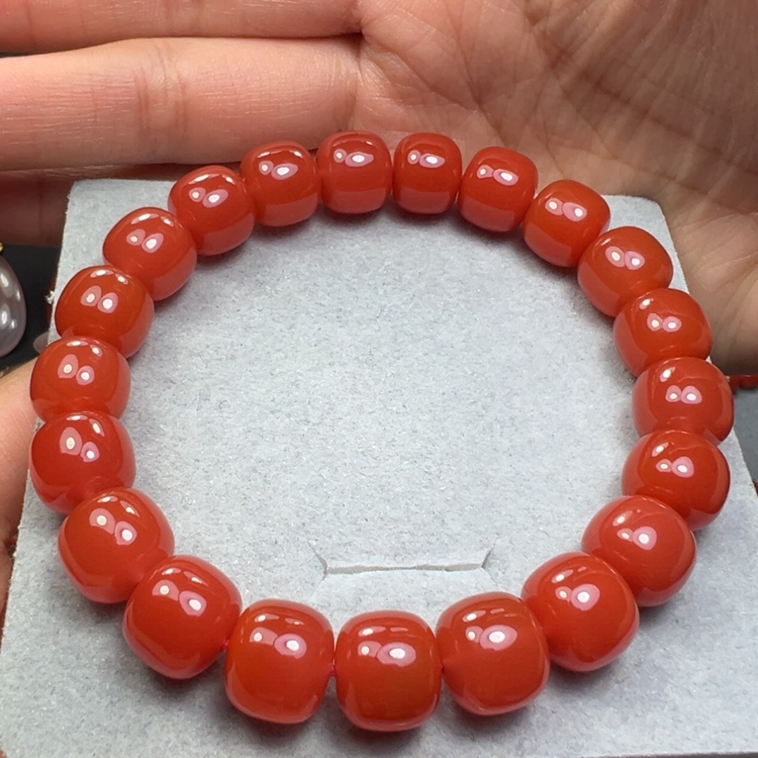 南红玛瑙未镶嵌手串