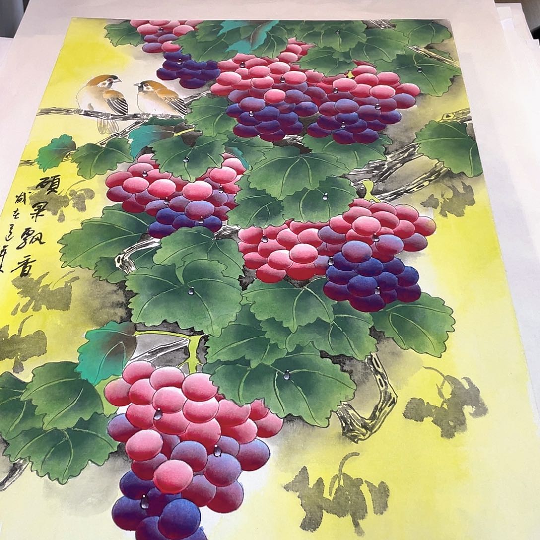 国画原创国画山水，曾娟