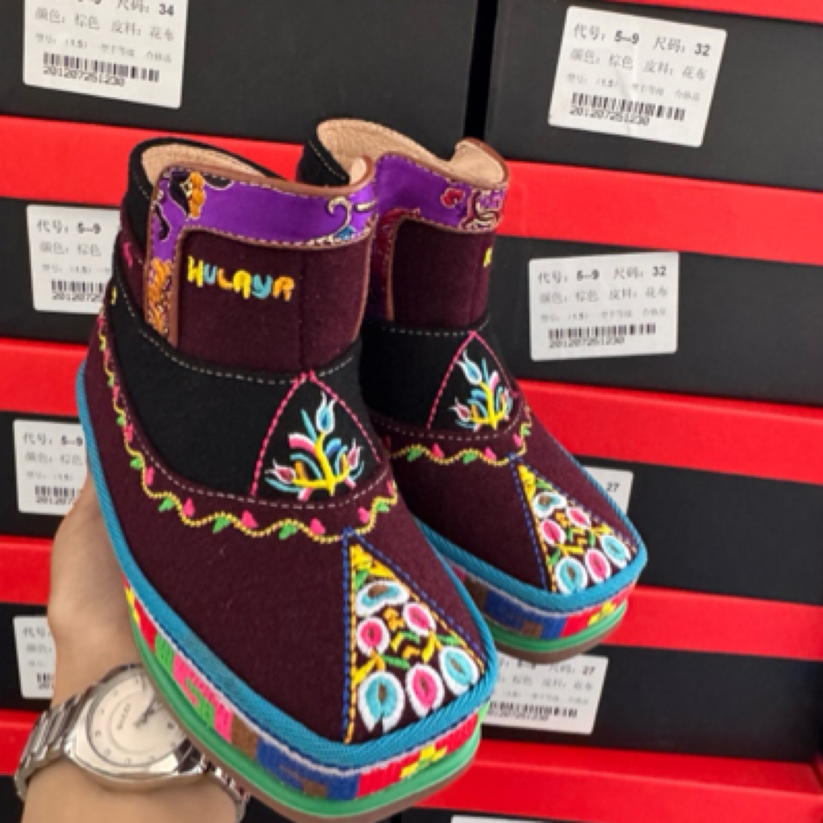 小仙女鞋棕色靴子秋冬冬季高品质面料柔软舒适