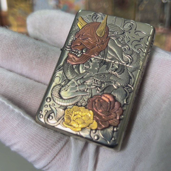 ?****?恒星905白铜镶嵌般若艺妓样品