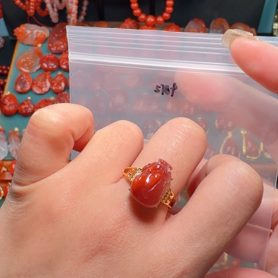 南红玛瑙南红银S925镶嵌