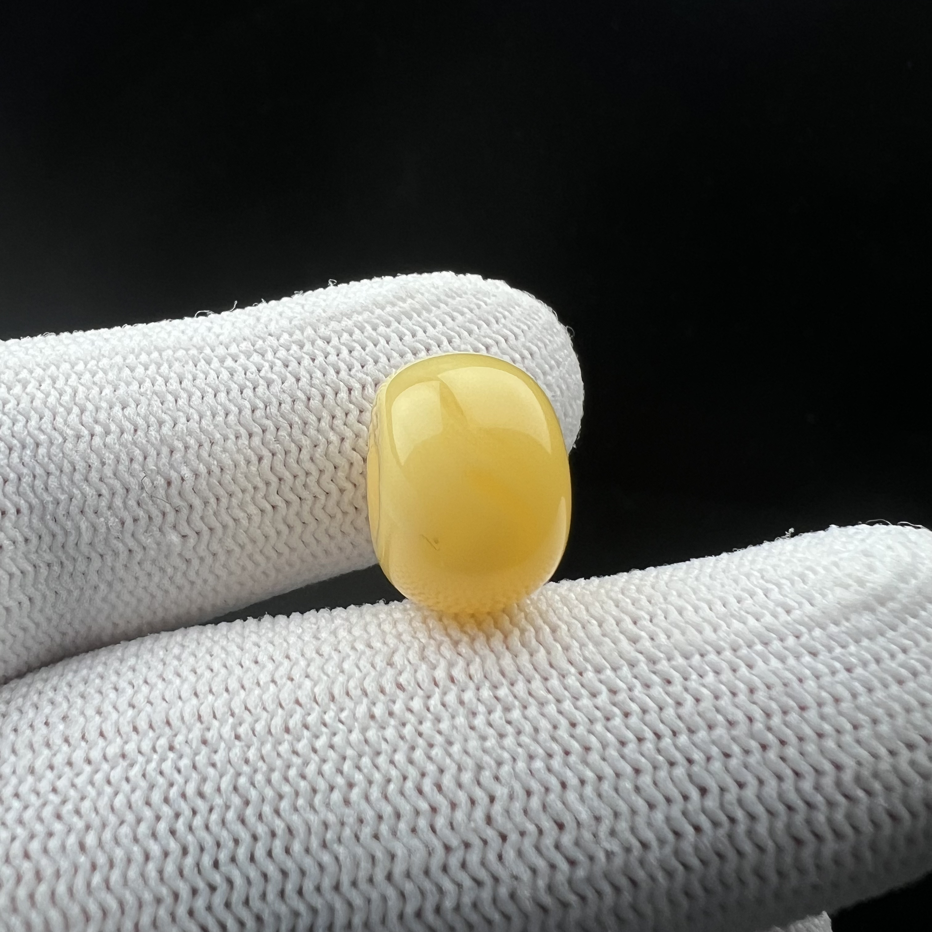 B4952天然原矿蜜蜡瑕疵特价墩子14.5*11mm支持复检假一罚十