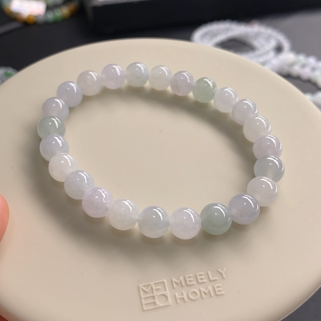 未镶嵌手链翡翠卡7.5