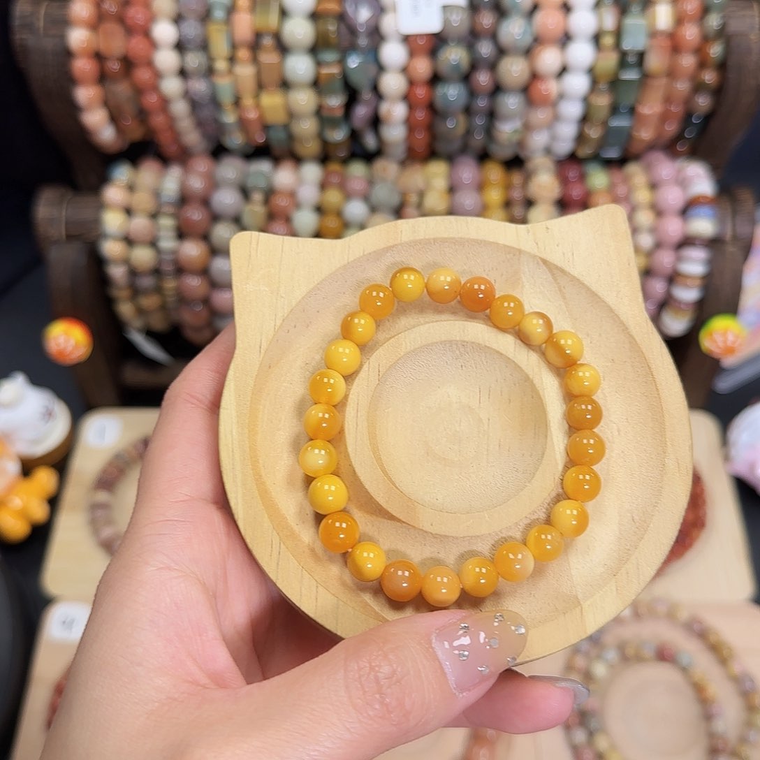 玛瑙/玉髓手串未镶嵌溏心19