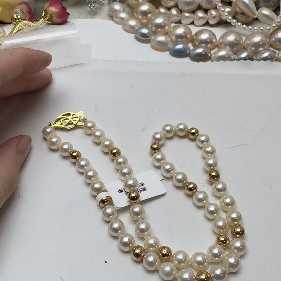 未镶嵌颈饰海水珍珠