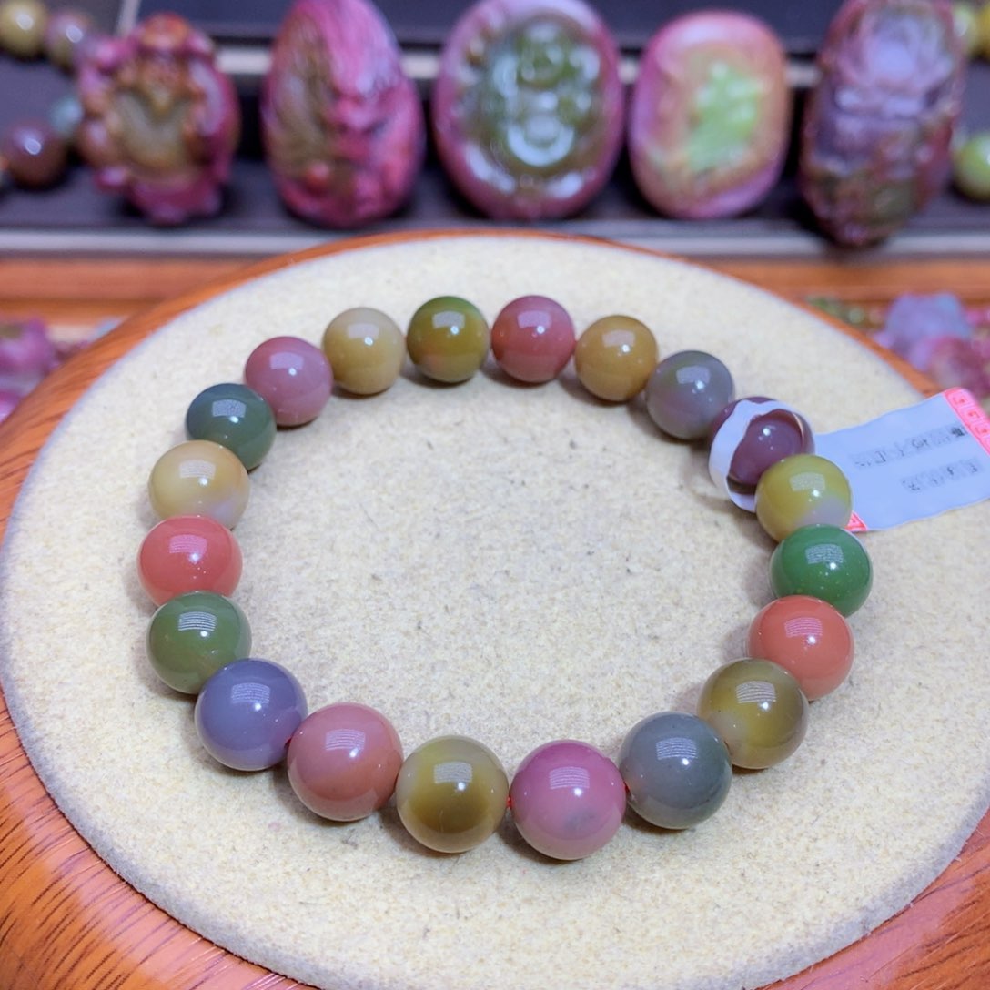 玛瑙手链未镶嵌盐源