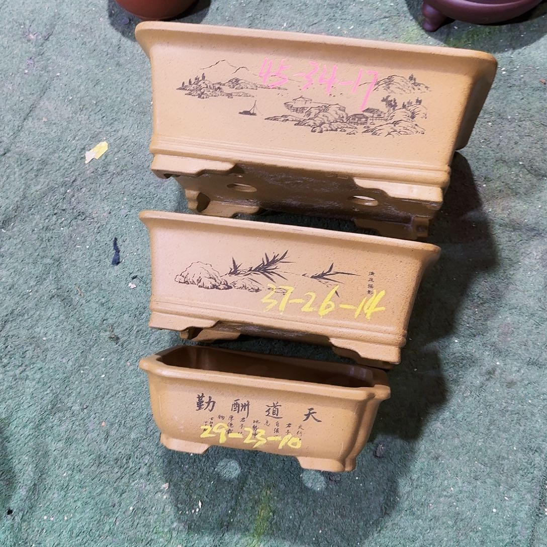日***人紫砂花盆紫砂花盆