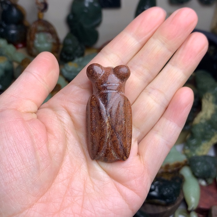 岫岩河磨玉（透闪石质玉）手把未镶嵌