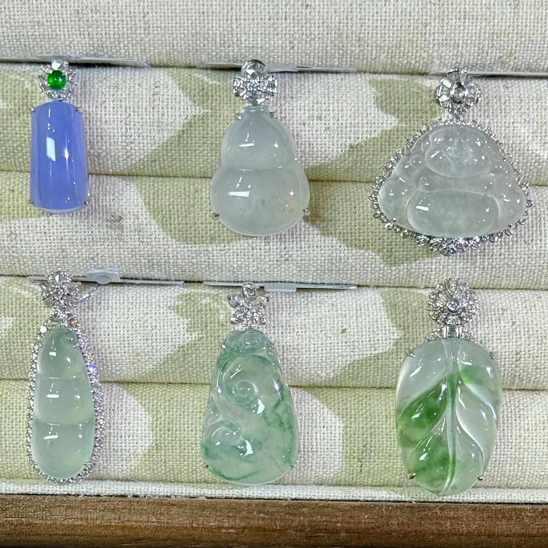 翡翠吊坠-18K金-CC9-多样性发一件-JM|CXQ21