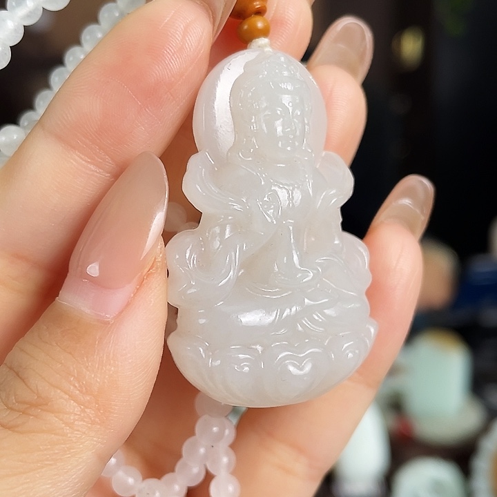 和田玉未镶嵌颈饰定制发货