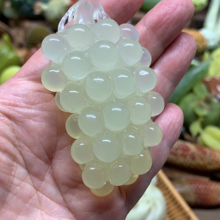 蛇纹石玉手把件未镶嵌惠*