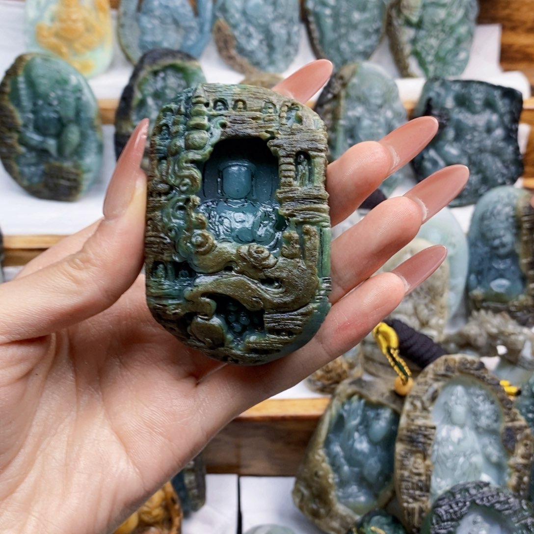 未镶嵌定制翡翠幕***华