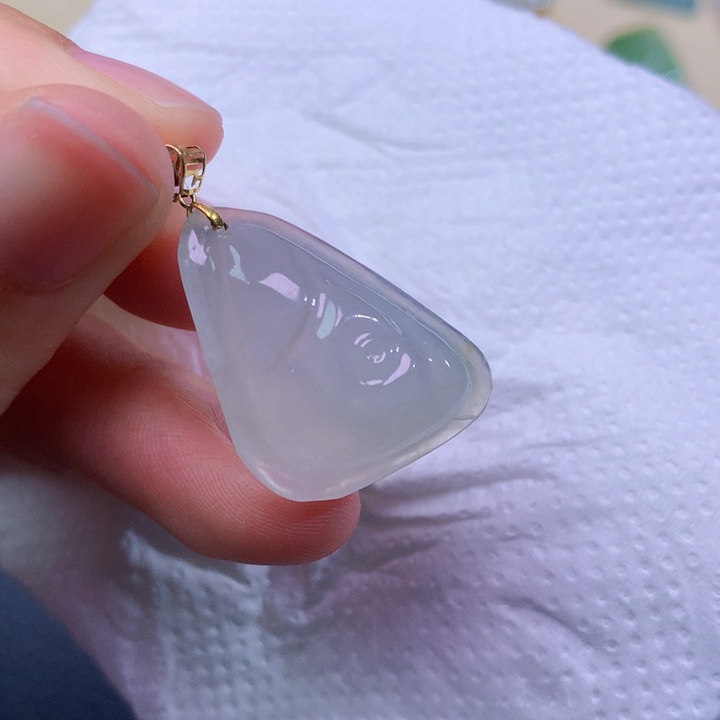 翡翠未镶嵌吊坠(不含链) 3622