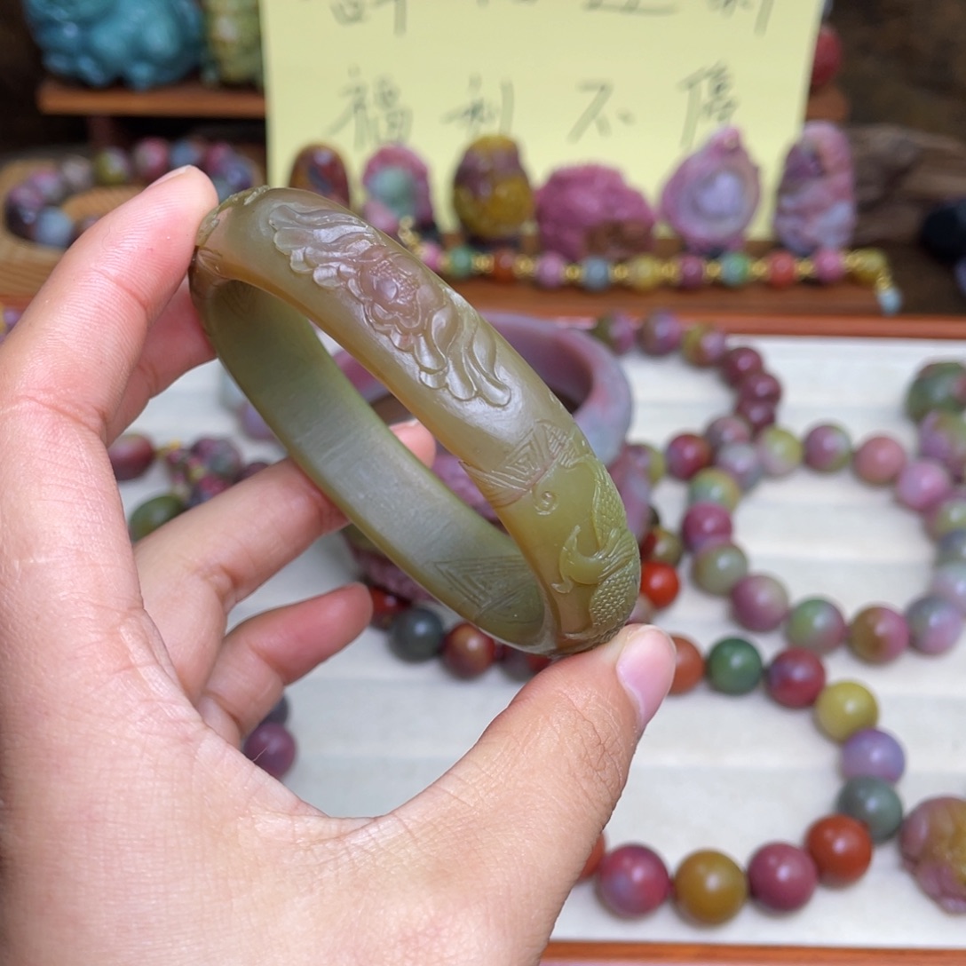 玛瑙/玉髓珠宝半成品未镶嵌疏**滟盐源玛瑙福利