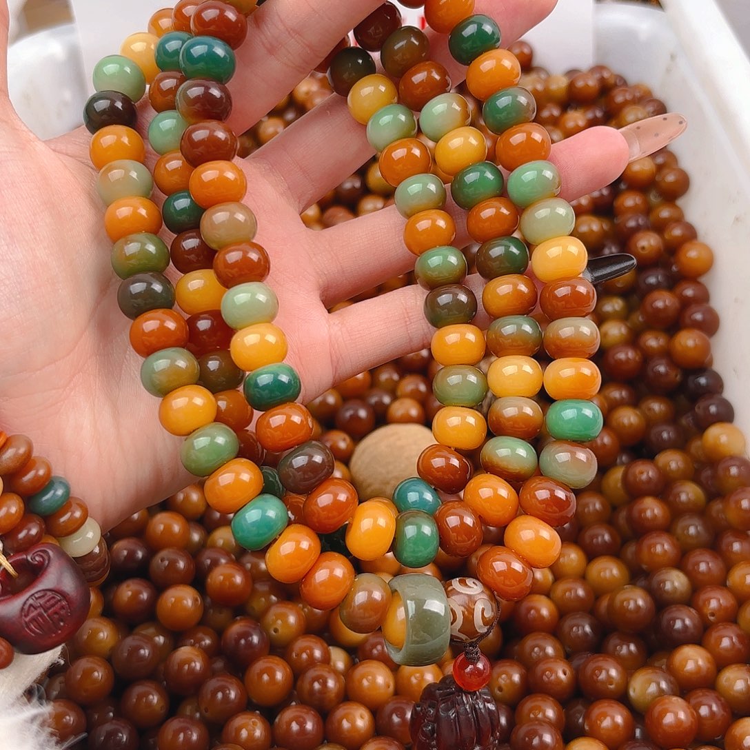 菩提根/象牙果吊坠新佛手敦煌108