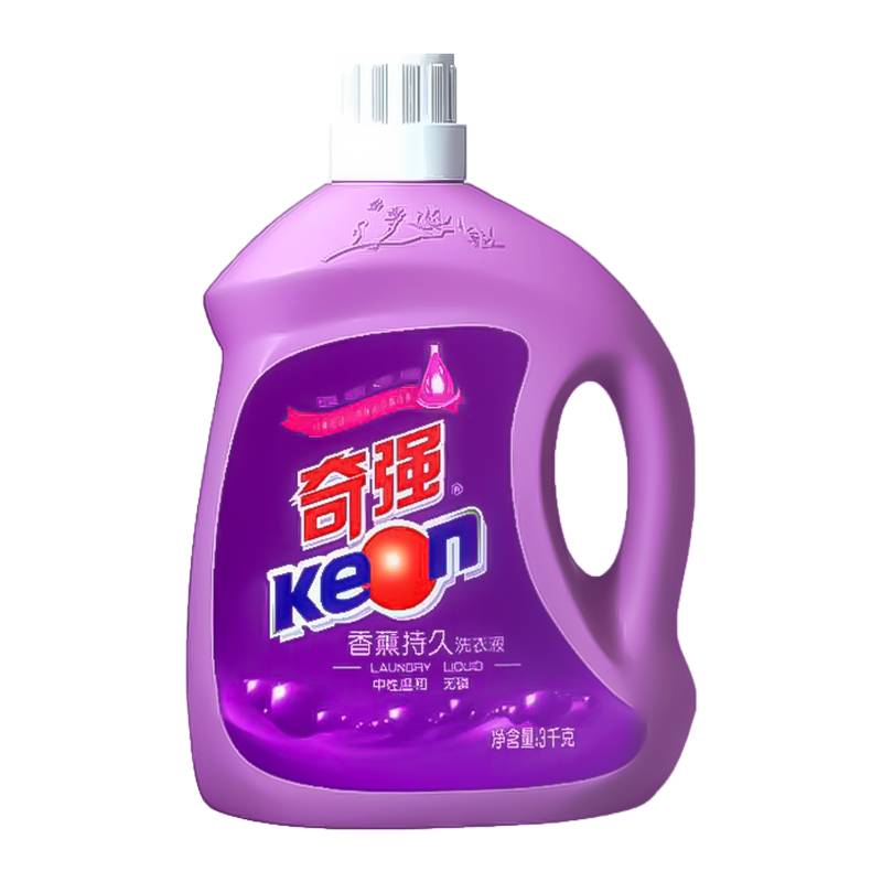 奇强洗衣液熏衣香3kg瓶装手洗机洗去污去渍护色实惠家庭装正品