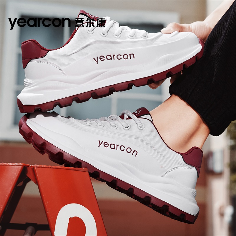 YEARCON/意尔康男鞋夏季新款男士时尚百搭跑步运动鞋青春软底潮鞋