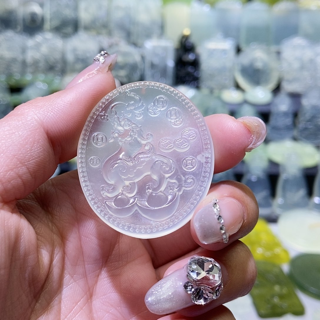 岫玉吊坠未镶嵌吊坠